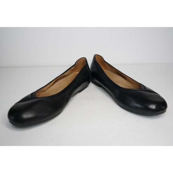 Vionic, Caroll, Leather Ballet Flats Shoes, Black - Picture 6 of 9